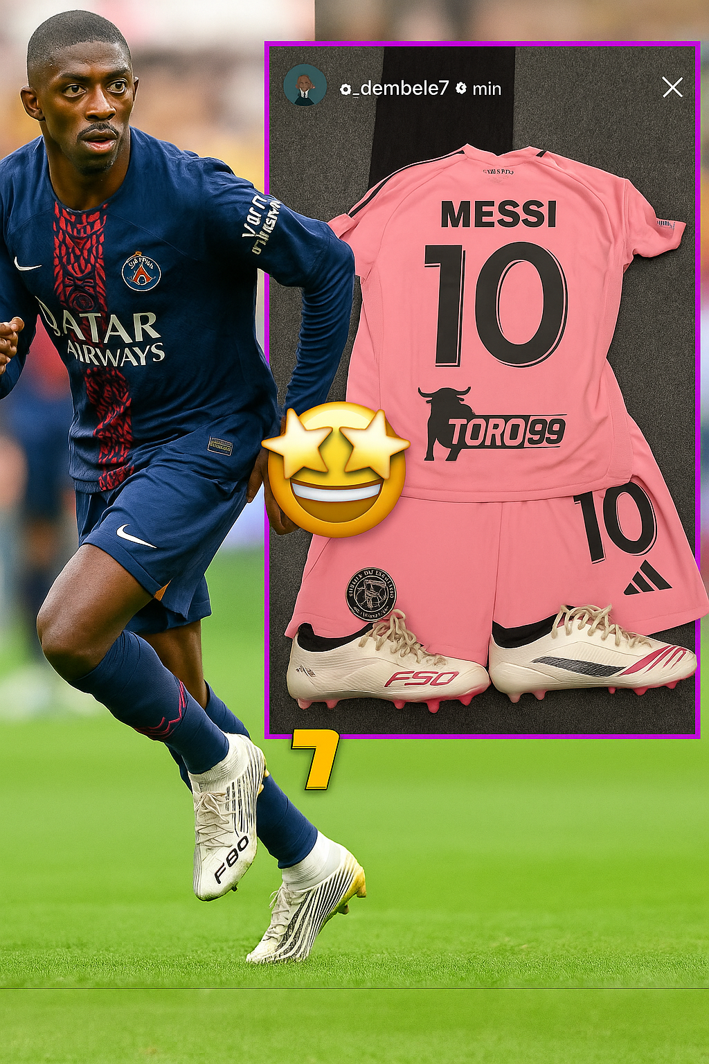 GILA! Usai Duel Panas, Dembele 'Rampok' Messi Sampai Ludes — Tinggal Pake Sandal!